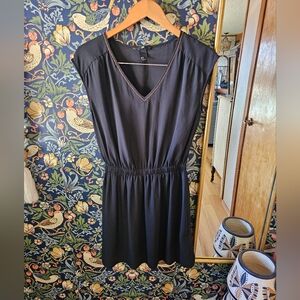 Elegant H&M Black V-Neck Dress